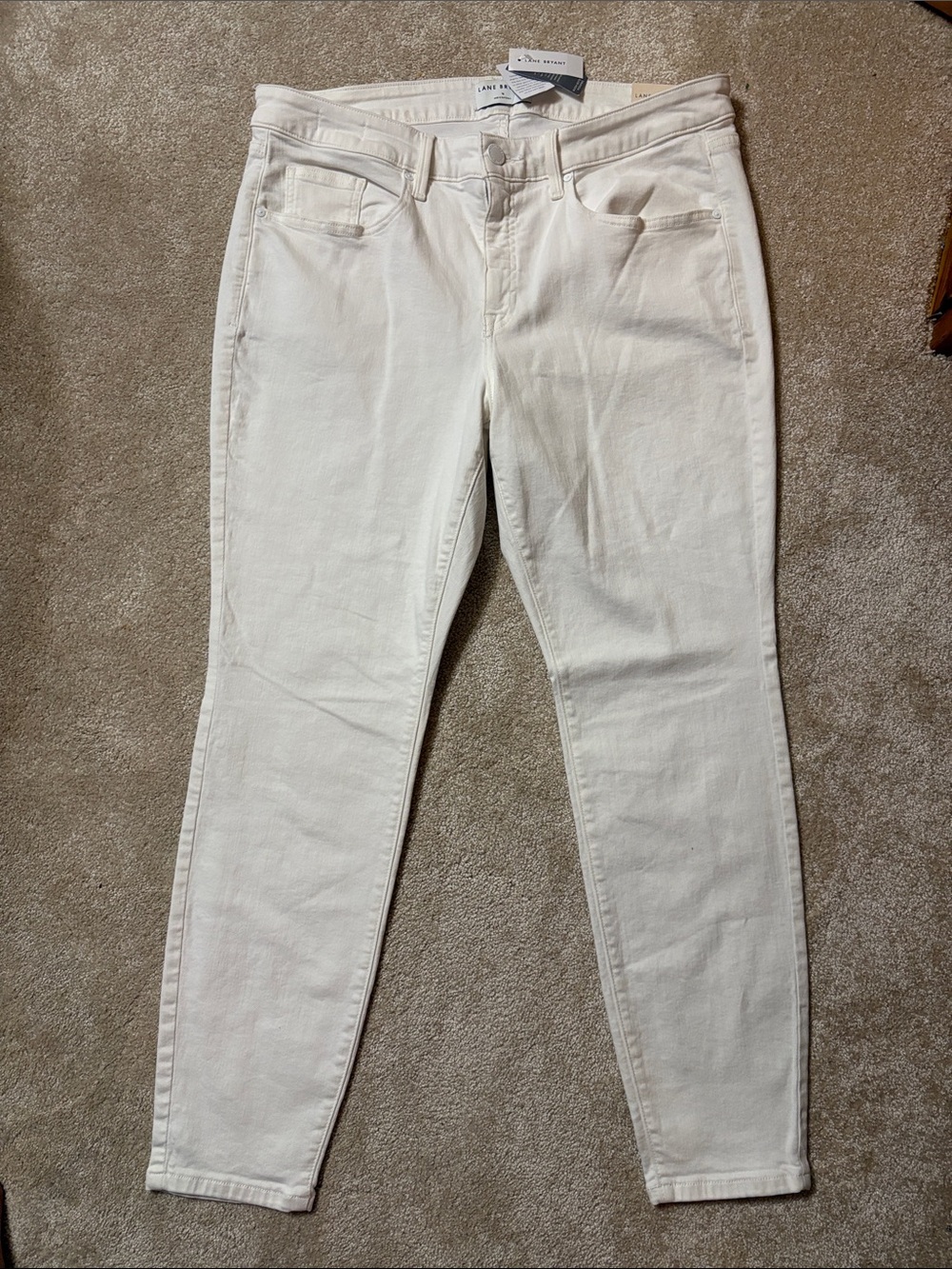 Lane Bryant New With Tags White Jeans Size 18